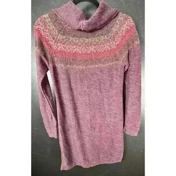 Peruvian Connection Tunic Dress Cowl Neck Black Size small Pima Cotton B… - Picture 4 of 6